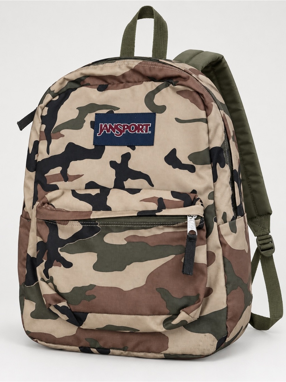 JanSport SuperBreak Surplus Camo Camouflage Backpack School Bag